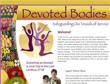 Tablet Screenshot of devotedbodies.com